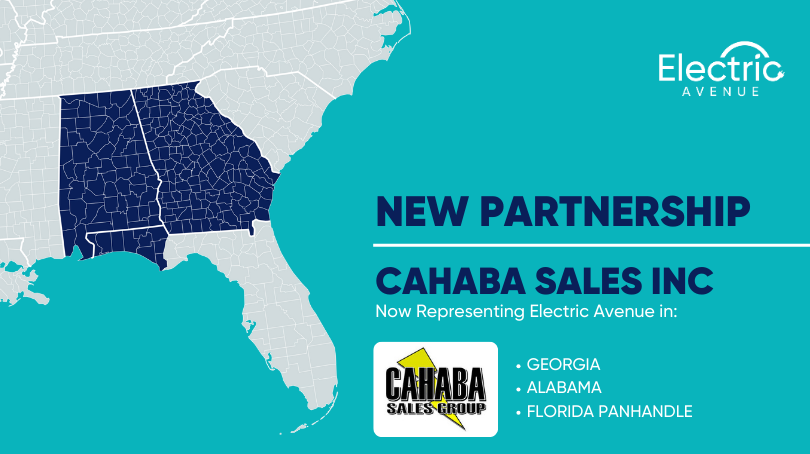 Electric Avenue Partners with Cahaba Sales Group to Boost Electric Vehicle Charging Solutions in the Southeast US
