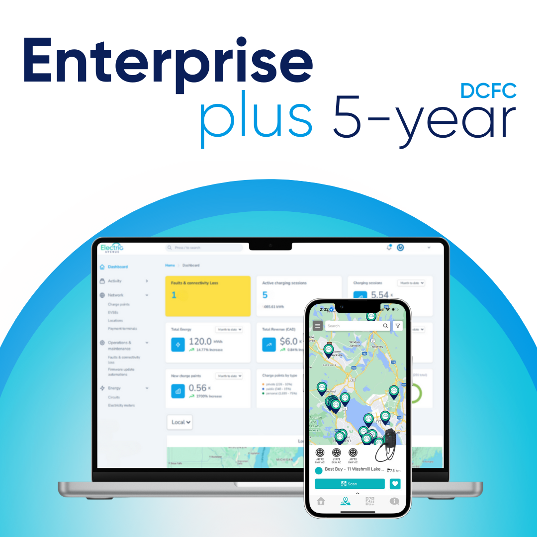 Enterprise Plus: DCFC Stations | 5-Year Term – Electric Avenue