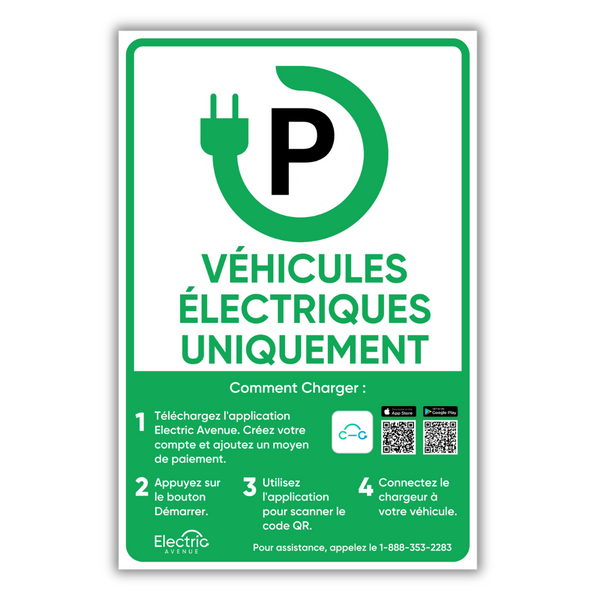 EV Parking Sign