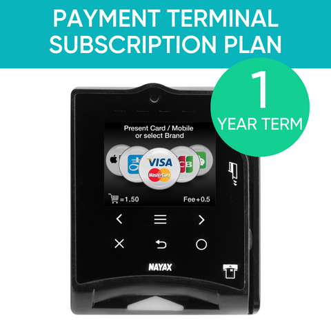 Payment Terminal Subscription: 1YR Plan