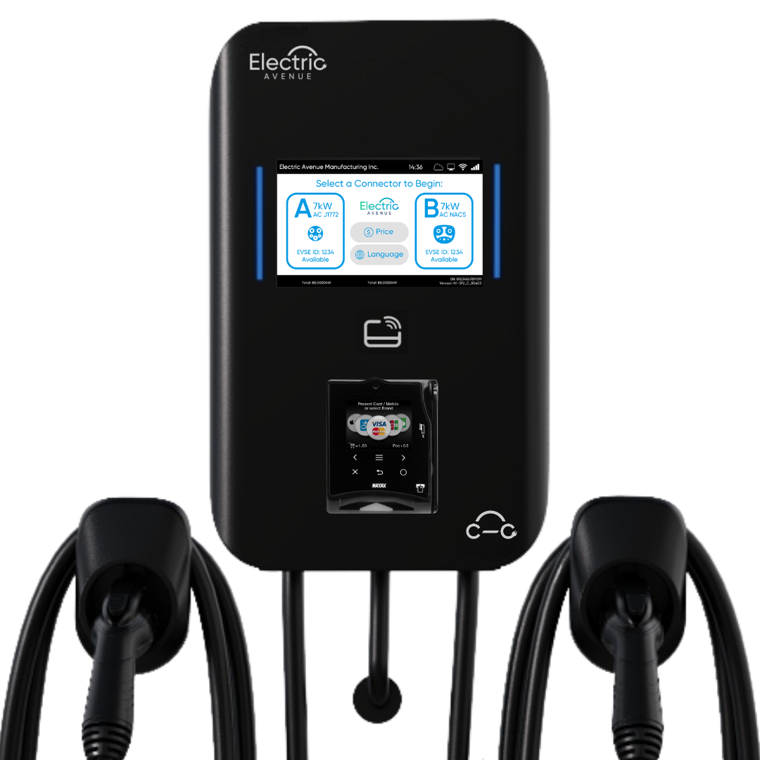 Watti Pro Echo | Dual Port 48A | 4G | 5.5m (18ft) Cable | Payment Terminal