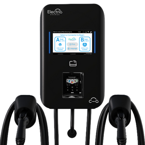 Watti Pro Echo | Dual Port 48A | 4G | 5.5m (18ft) Cable | Payment Terminal